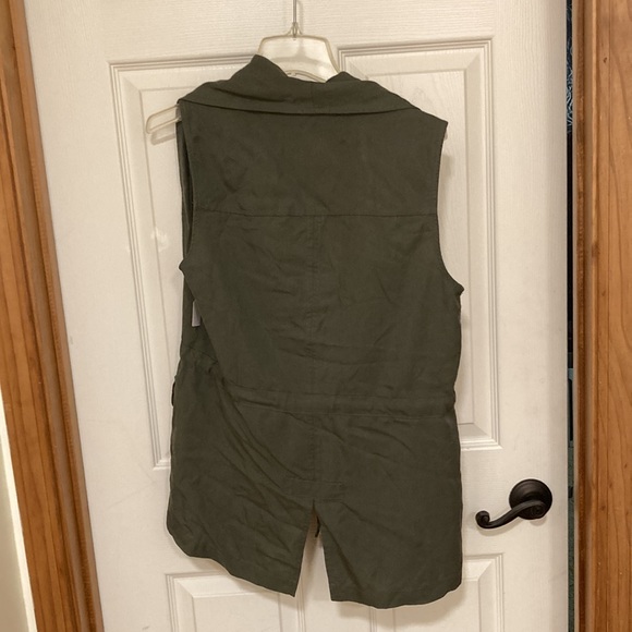 Sanctuary olive green tie vest - Picture 3 of 6